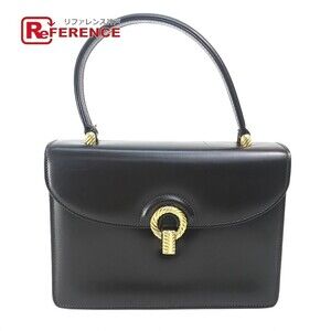 Gucci Accordion Bag One Handle Leather Handbag Brown